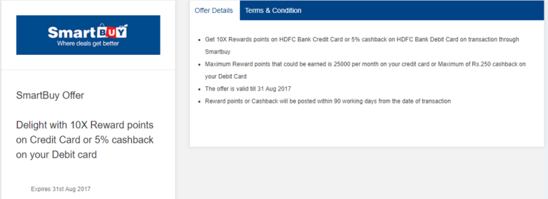 Now Enjoy 10x Reward Points With All Hdfc Credit Cards On Smartbuy Cardexpert 4156