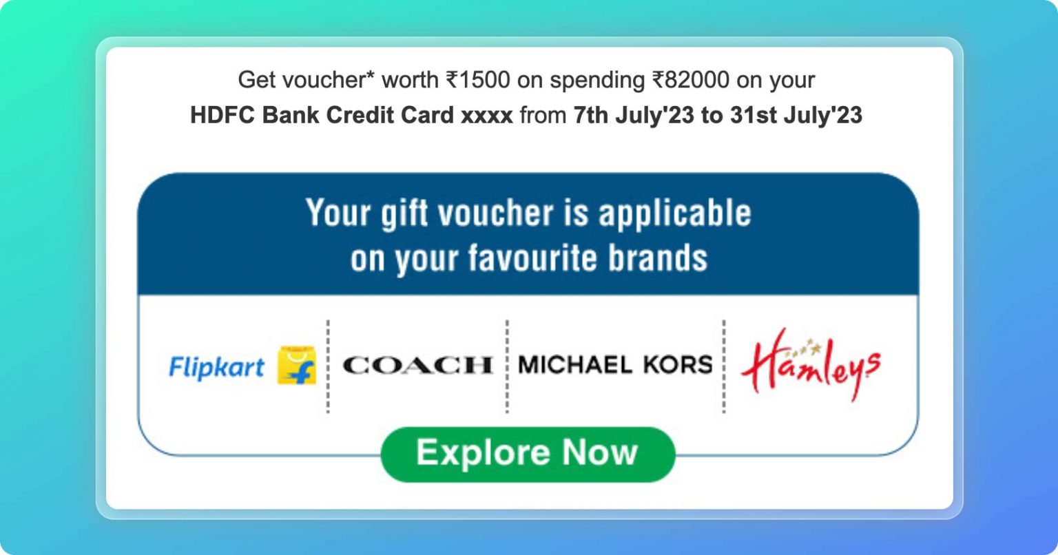 Hdfc Offer Get Vouchers Based On Credit Card Spends July 2023 Cardexpert 2442