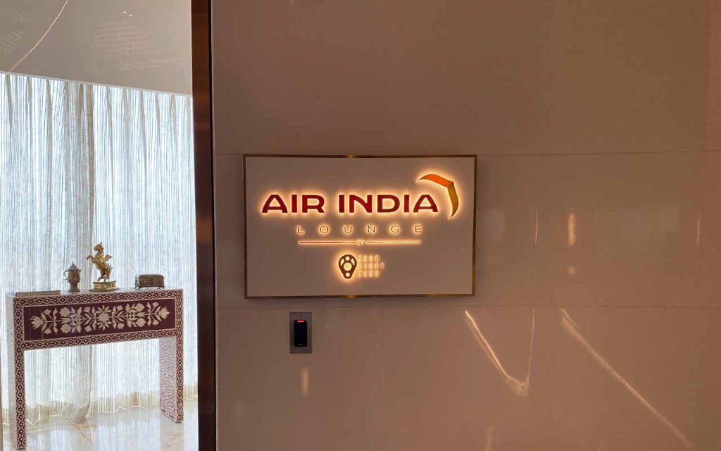 Check-in no lounge da Air India